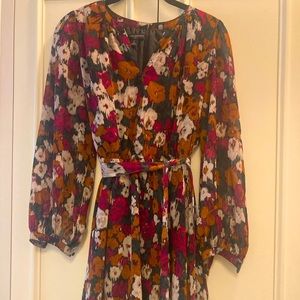 Stunning banana republic chiffon petite small dress.